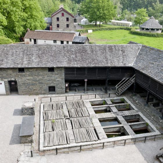 example of tannery at St Fagans Museum