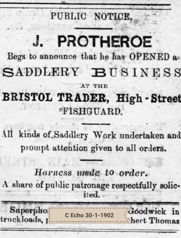 Bristol Trader for lease 1902 | The County Echo 30-1-1902